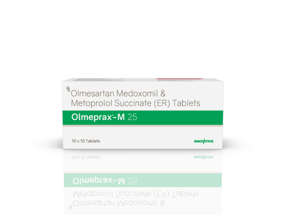 Olmeprax-M 25 Tablets (IOSIS) Front