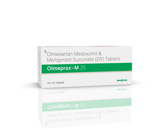 Olmeprax-M 25 Tablets (IOSIS) Left