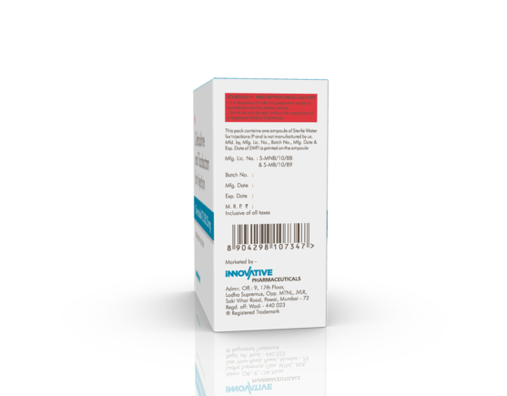 Omnazide-TZ 281.25 mg Injection (Pace Biotech) Left Side