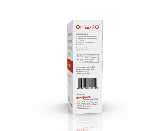 Otrizest-O 0.05 Nasal Spray 10 ml (Aishwariya Healthcare) Left Side