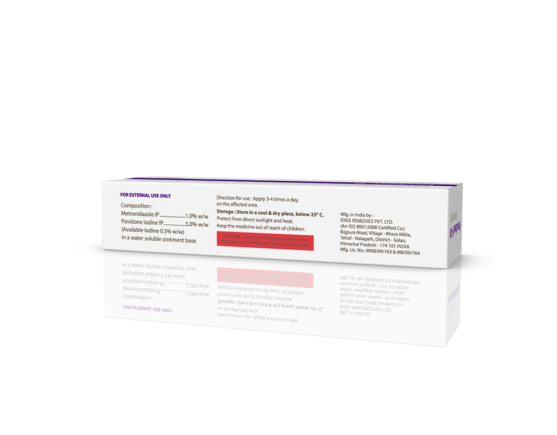 Povibest-M Ointment 15 gm (IOSIS) Right Side