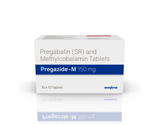 Pregazide-M 150 Tablets (IOSIS) Front