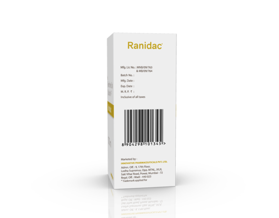 Ranidac Solution 100 ml (IOSIS) Left Side