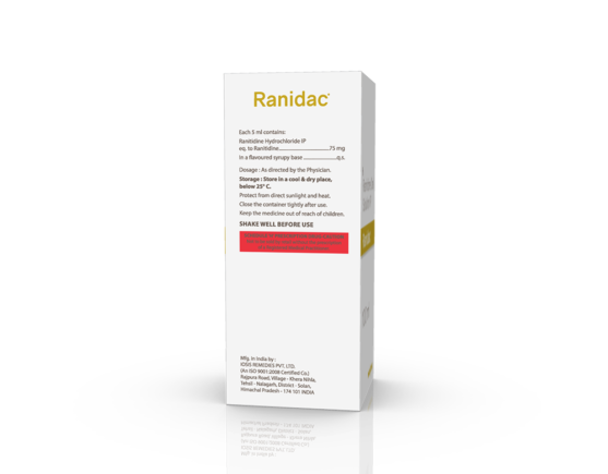 Ranidac Solution 100 ml (IOSIS) Right Side