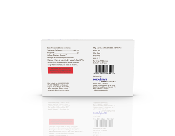 Sevetag 400 mg Tablets (IOSIS) Barcode & Composition