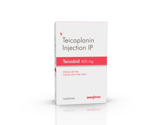 Teicobid 400 mg Injection (Pace Biotech) Left