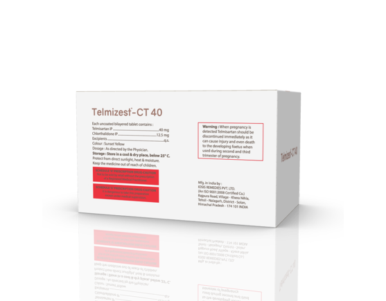 Telmizest-CT 40 Tablets (IOSIS) Right Side