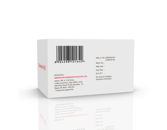 Telmizest-M 25 Tablets (IOSIS) Left Side