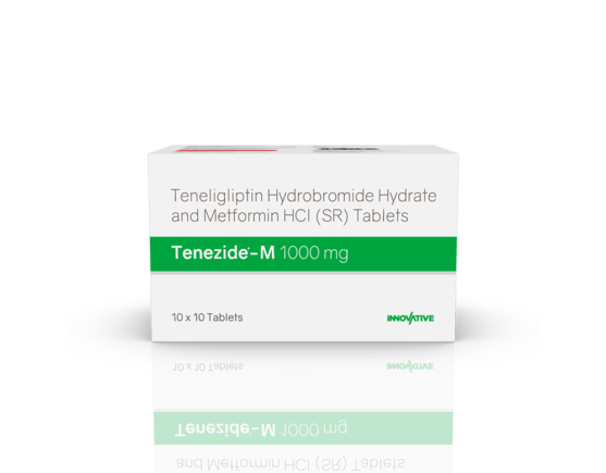 Tenezide-M 1000 mg Tablets (IOSIS) Front