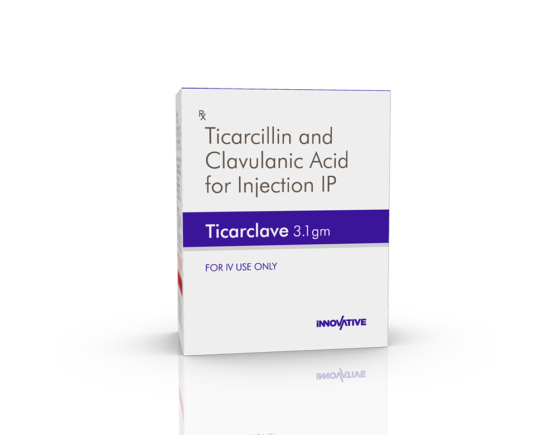 Ticarclave 3.1 gm Injection (Pace Biotech) Left