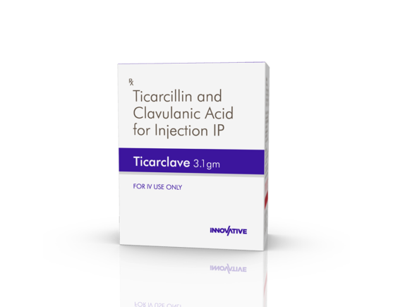 Ticarclave 3.1 gm Injection (Pace Biotech) Right