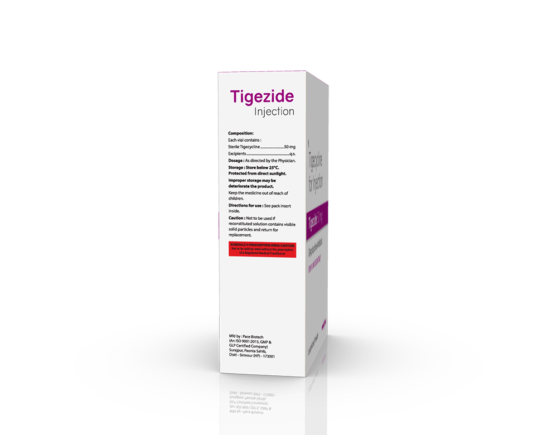 Tigezide 50 mg Injection (Pace Biotech) Right Side