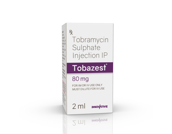 Tobazest 80 mg Injection (Pace Biotech) Left