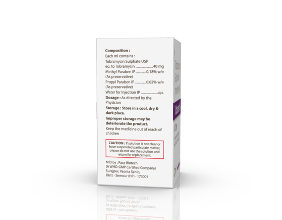 Tobazest 80 mg Injection (Pace Biotech) Right Side