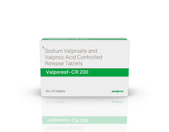 Valporest-CR 200 Tablets (IOSIS) Front