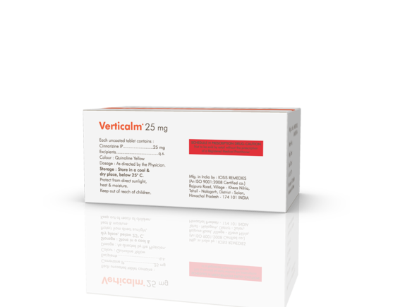 Verticalm 25 mg Tablets (IOSIS) Composition