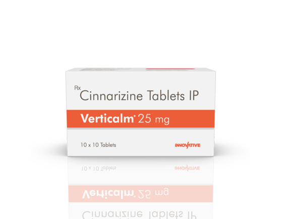 Verticalm 25 mg Tablets (IOSIS) Front