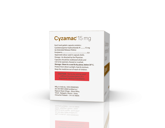 Cyzamac 15 mg (ER) Capsules (IOSIS) Composition