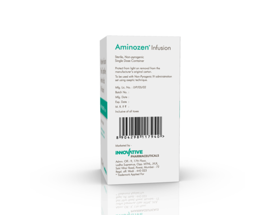 Aminozen Infusion 100 ml (Aishwarya Healthcare) Left Side