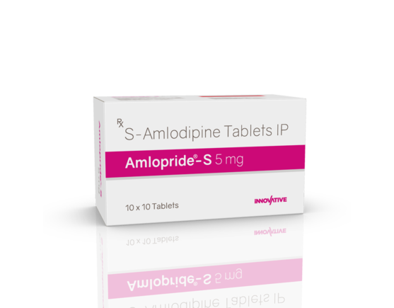 Amlopride-S 5 mg Tablets (IOSIS) Left