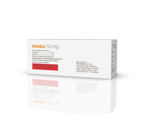 Atedac 50 mg Tablets (IOSIS) Right Side