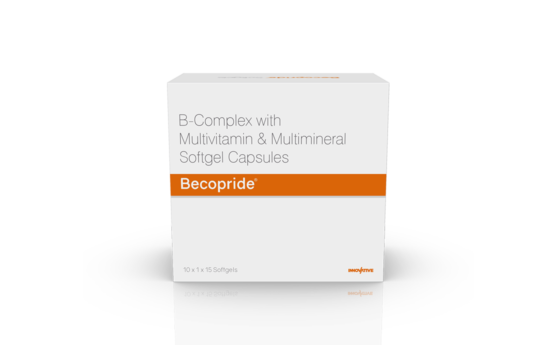 Becopride Softgels (Capsoft) Front