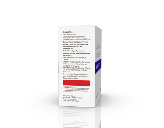 Bencef 250 mg Injection (Pace Biotech) Right Side