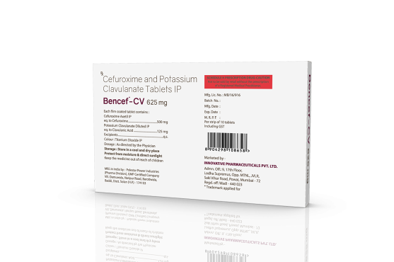 Bencef-CV 625 mg Tablets Suppliers in India - Innovative Pharma