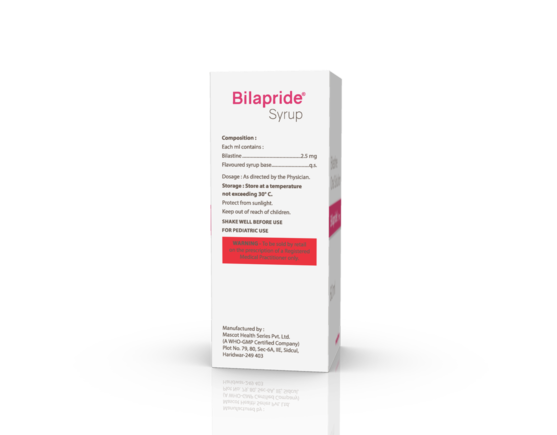 Bilapride Syrup 60 ml (Mascot) Composition