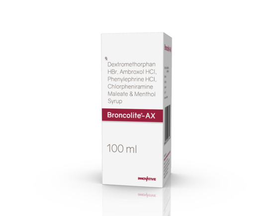 Broncolite-AX Syrup 100 ml (IOSIS) Right