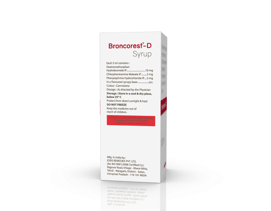 Broncorest-D Syrup 100 ml (IOSIS) Right Side