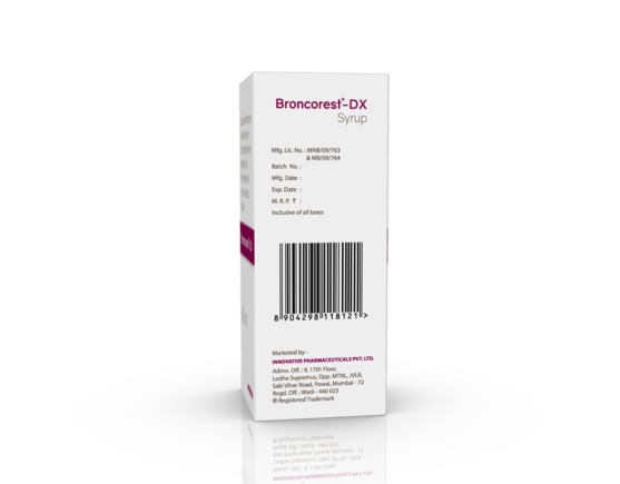 Broncorest-DX Syrup 60 ml (IOSIS) Left Side
