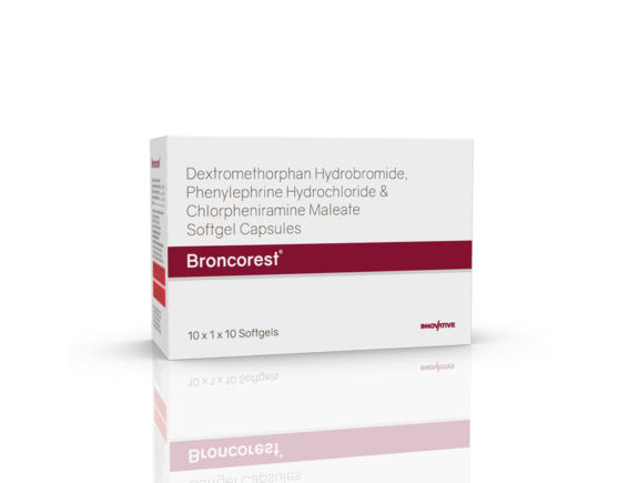 Broncorest Softgels (Capsoft) (Outer) Left