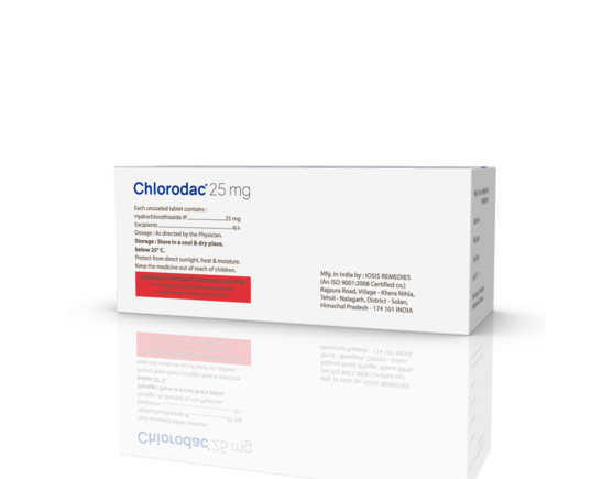 Chlorodac 25 mg Tablets (IOSIS) Right Side