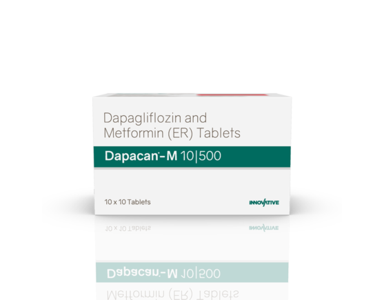 Dapacan-M 10 500 Tablets (IOSIS) Front