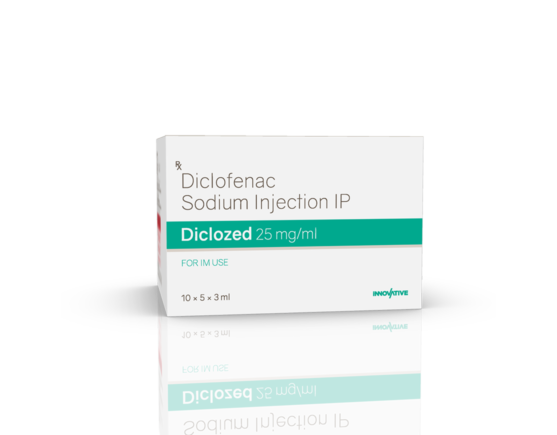 Diclozed 75 mg Injection 3 ml (Blister) (Pace Biotech) Left