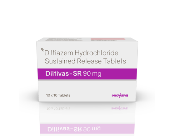 Diltivas-SR 90 mg Tablets (IOSIS) Front