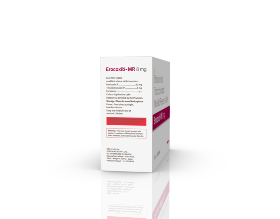 Erocoxib-MR 8 mg Tablets (IOSIS) Composition