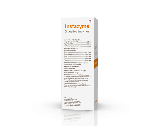 Instazyme Syrup 200 ml (IOSIS) Right Side