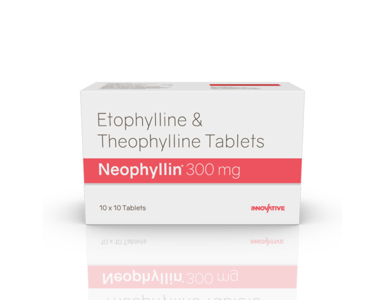 Neophyllin 300 mg Tablets (IOSIS) Front