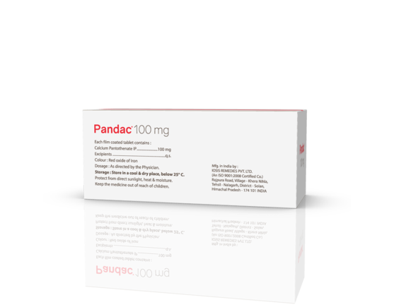 Pandac 100 mg Tablets (IOSIS) Composition