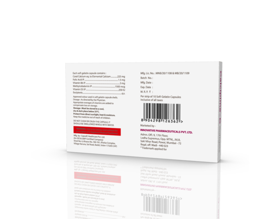 Calcipime-C Softgels (Capsoft) (Inner) Back