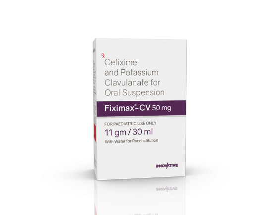 Fiximax-CV 50 mg Dry Syrup (Polestar) Left