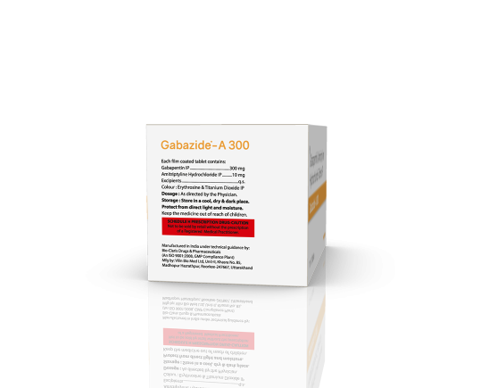 Gabazide-A 300 Tablets (Vilin) Right Side