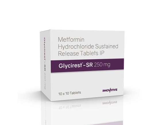 Glycirest-SR 250 mg Tablets (IOSIS) Left