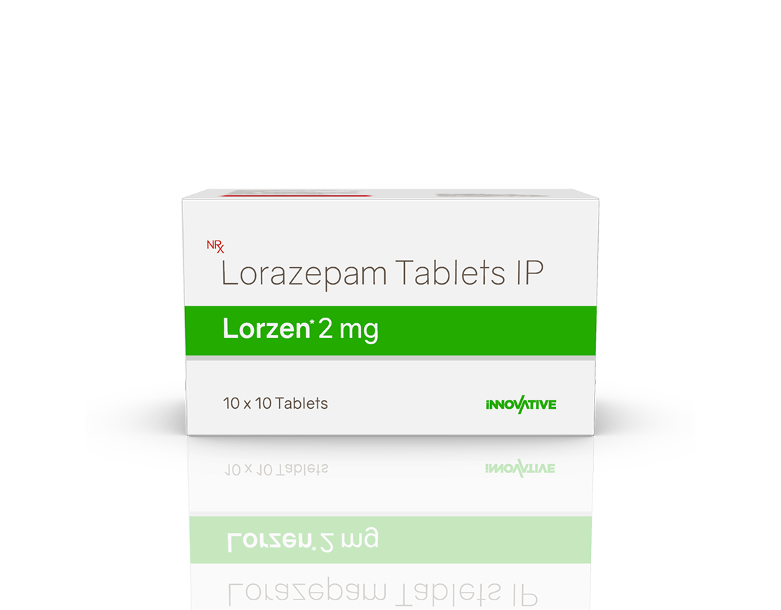 Lorzen 2 Mg Tablets Suppliers In India Innovative Pharma   Lorzen 2 Mg Tablets IOSIS Front  