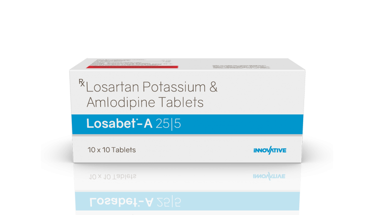 Losabet-A 25 5 Tablets (IOSIS) Front