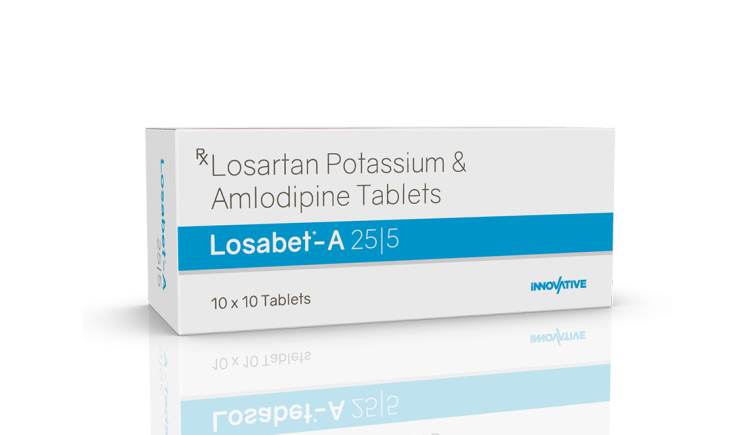 Losabet-A 25 5 Tablets (IOSIS) Left