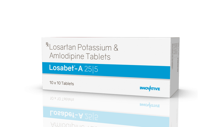 Losabet-A 25 5 Tablets (IOSIS) right