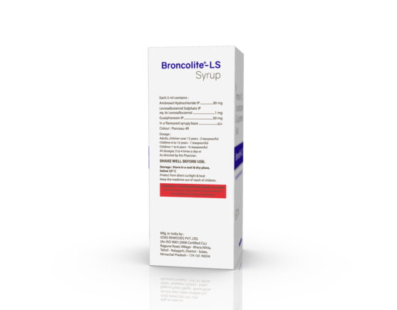 Broncolite-LS Syrup 60 ml (IOSIS) Right Side